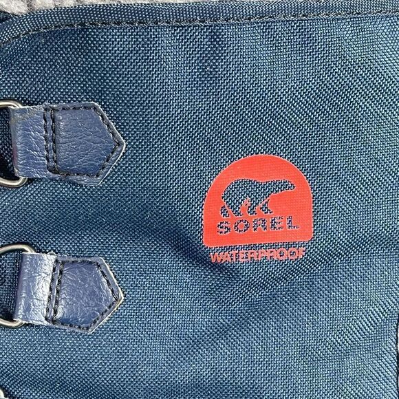 Winter boots Sorel size 6 Waterproof Blue Red - Picture 10 of 11